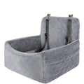 Portable Dog Car Seat with Safety Strap