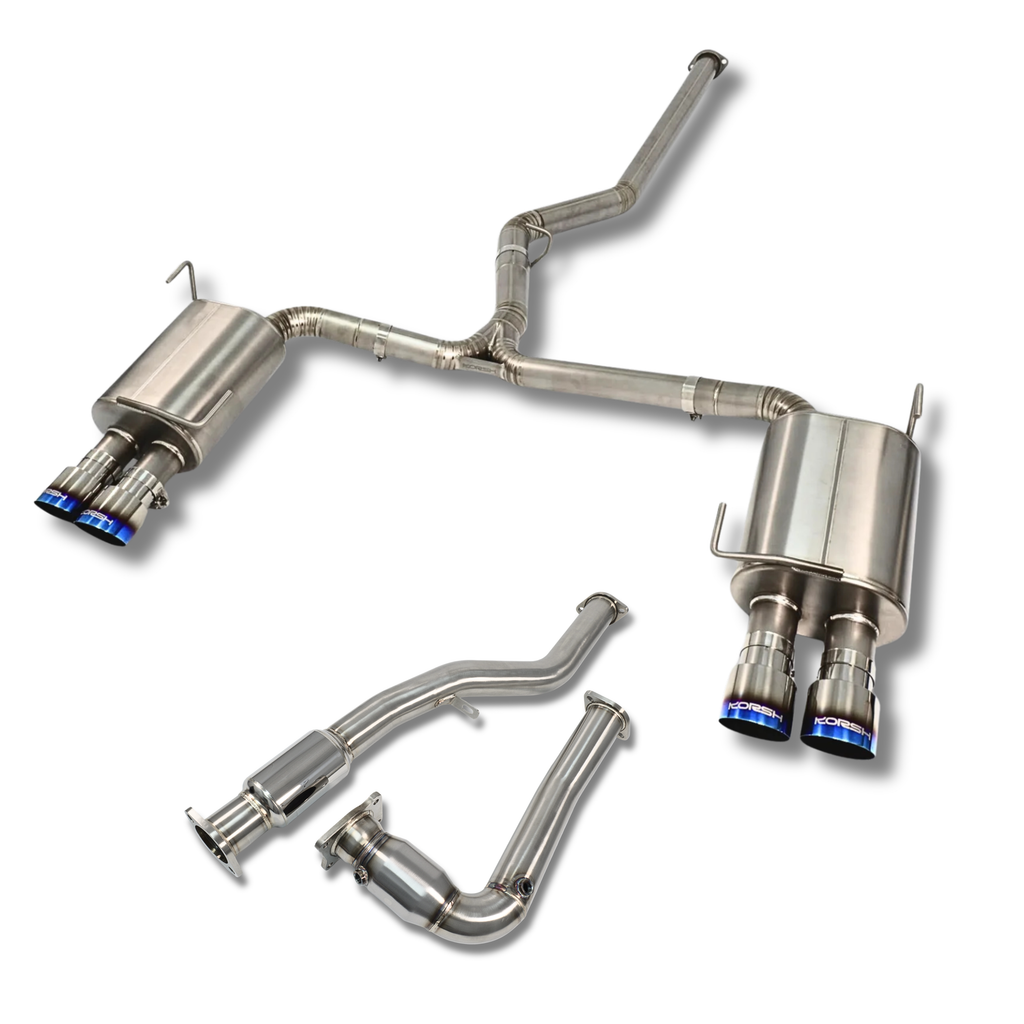 Korsh Subaru WRX 2015+ Manual Turboback- Titanium Catback with Stainless Downpipe