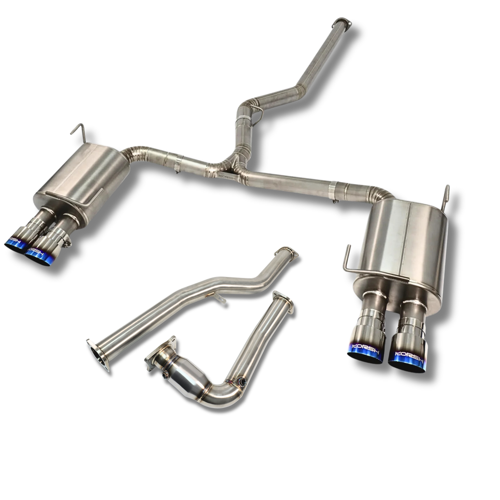 Korsh Subaru WRX 2015+ CVT Turbo Back Exhaust - Titanium Catback with Stainless Downpipe