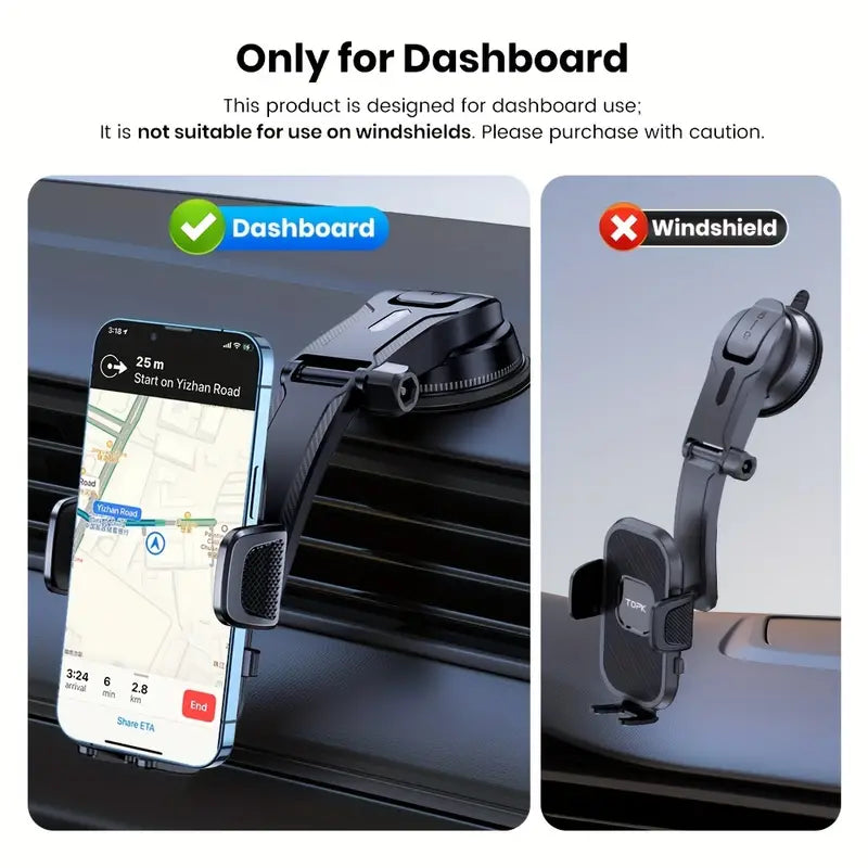 Unlock hands-free possibilities with our car phone holder
