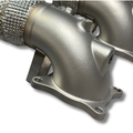 Korsh FK8/FL5 Downpipe 200 Cell Metal Matrix Catalytic Converter with Heat Shield