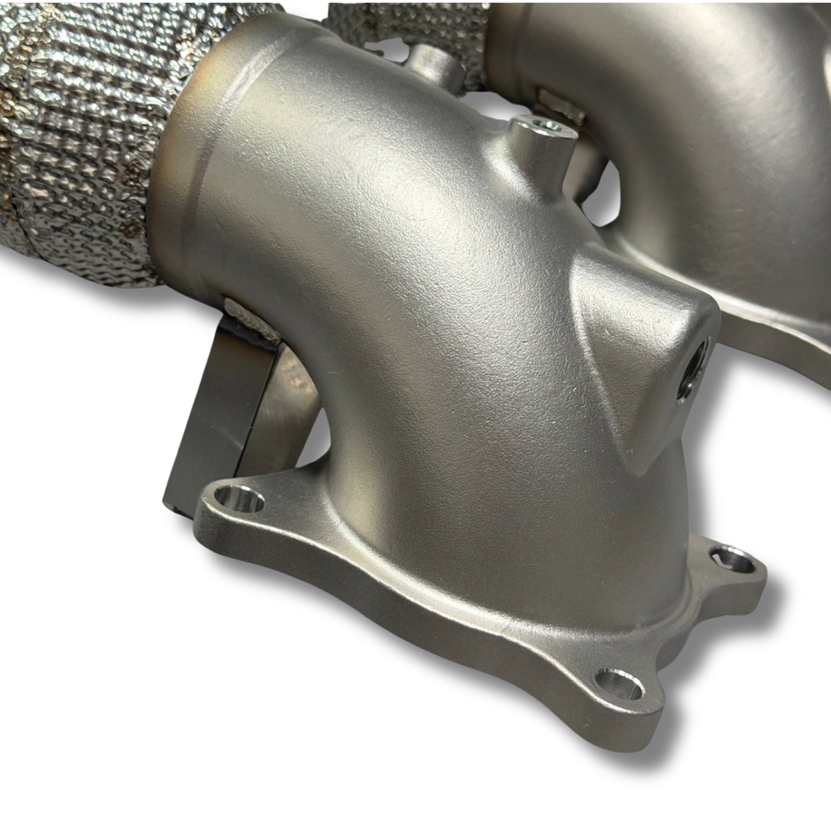 Korsh FK8/FL5 Downpipe 200 Cell Metal Matrix Catalytic Converter with Heat Shield