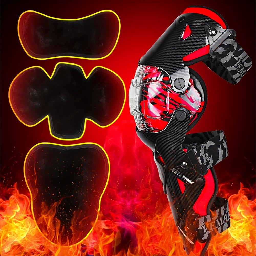 Motorcycle Knee Guards with Removable Warm Liner