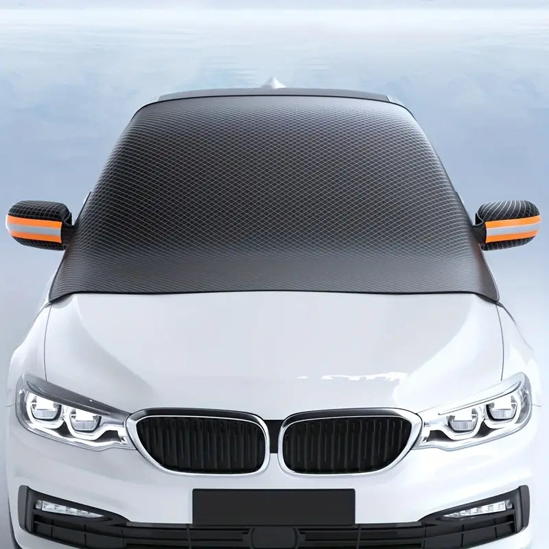 Premium Car Snow Cover - Magnetic Front Windshield Sunshade