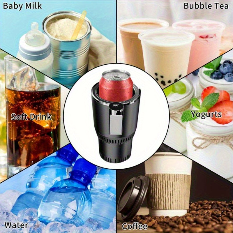 Car Cup Cooler & Warmer with LED Display
