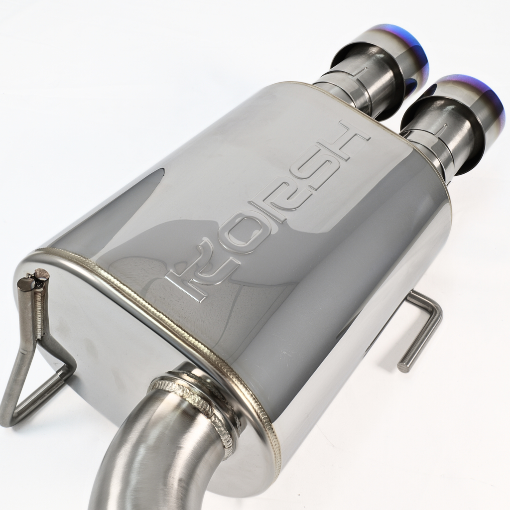 Korsh Subaru WRX 2011-14/STI 2011-2021 Turbo Back Exhaust - Stainless Steel with Titanium Tips