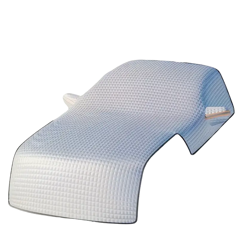 Car Snow Cover - Silvery Front Windshield Snow and Ice Protection