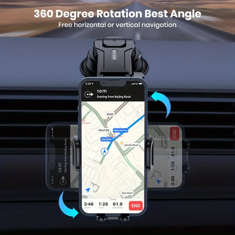 Unlock hands-free possibilities with our car phone holder