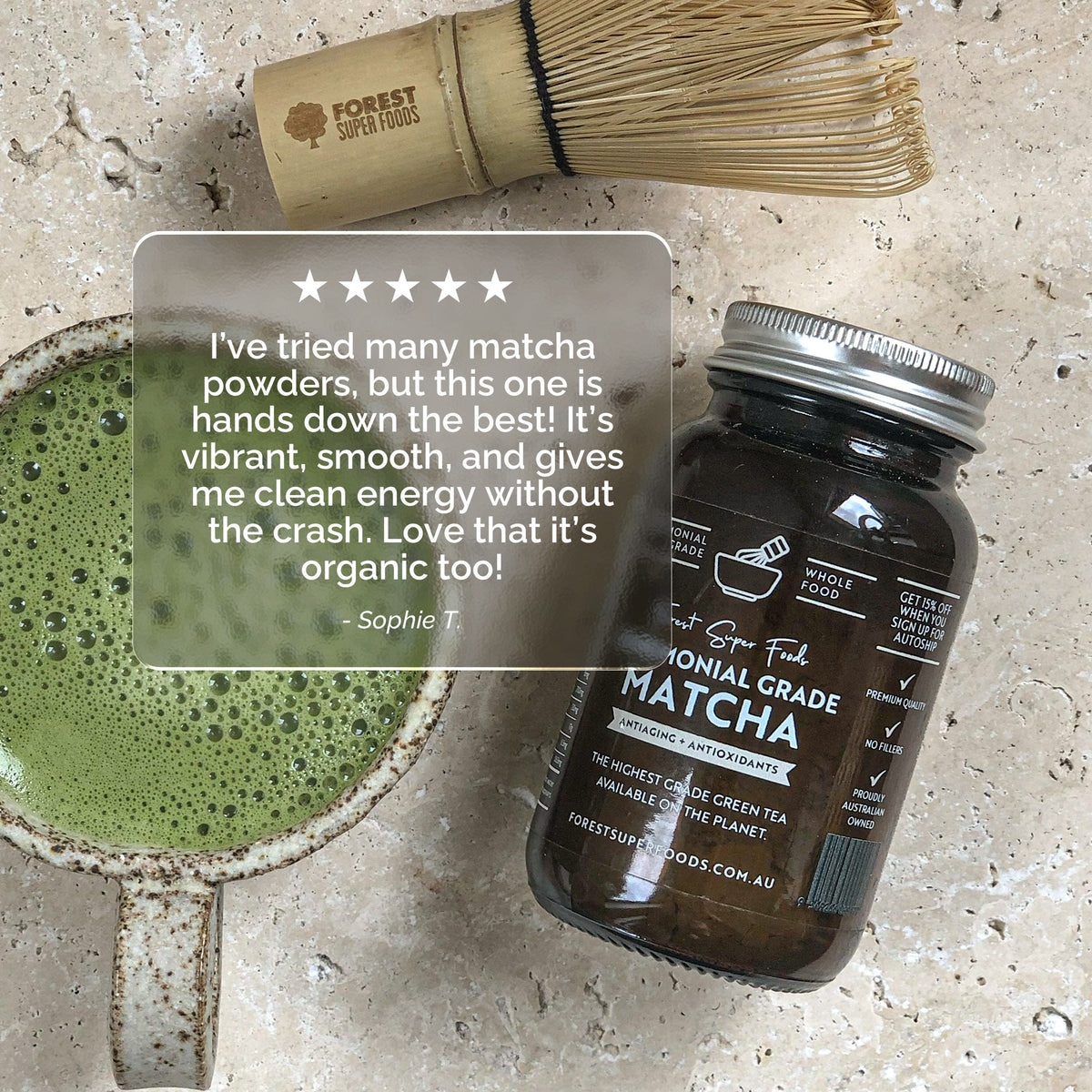Ceremonial Grade Matcha Green Tea Leaf