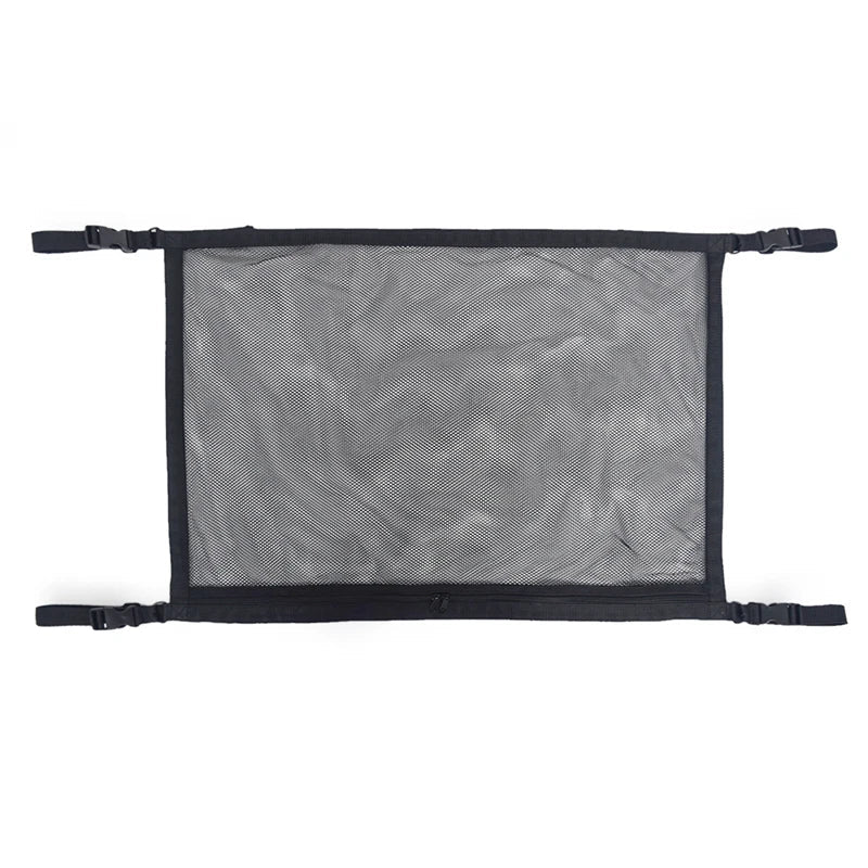SUV Car Ceiling Storage Net Breathable Mesh Roof Cargo Organizer Black