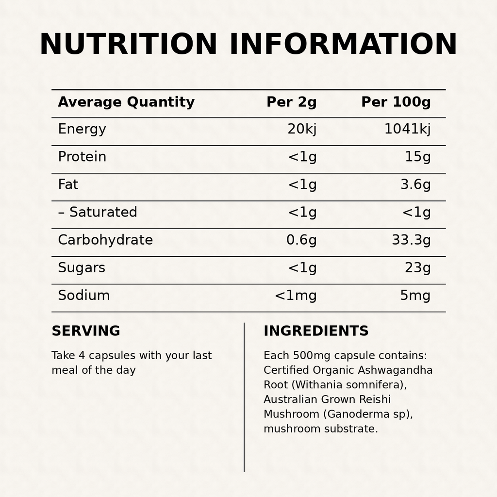 Relax Whole Food Supplement