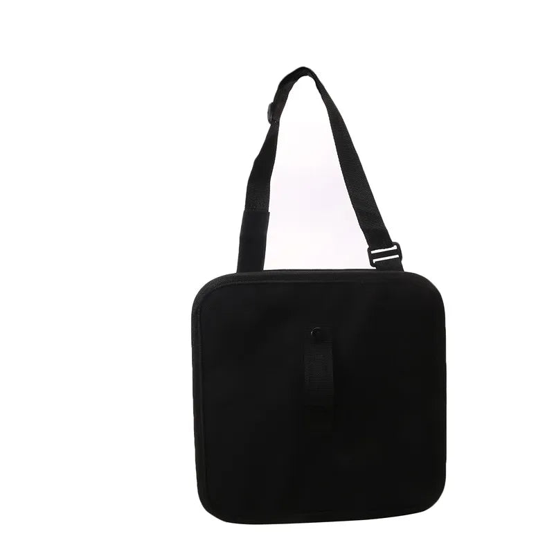 Car Trash Can with Storage Waterproof Bag with Mesh Pocket Black