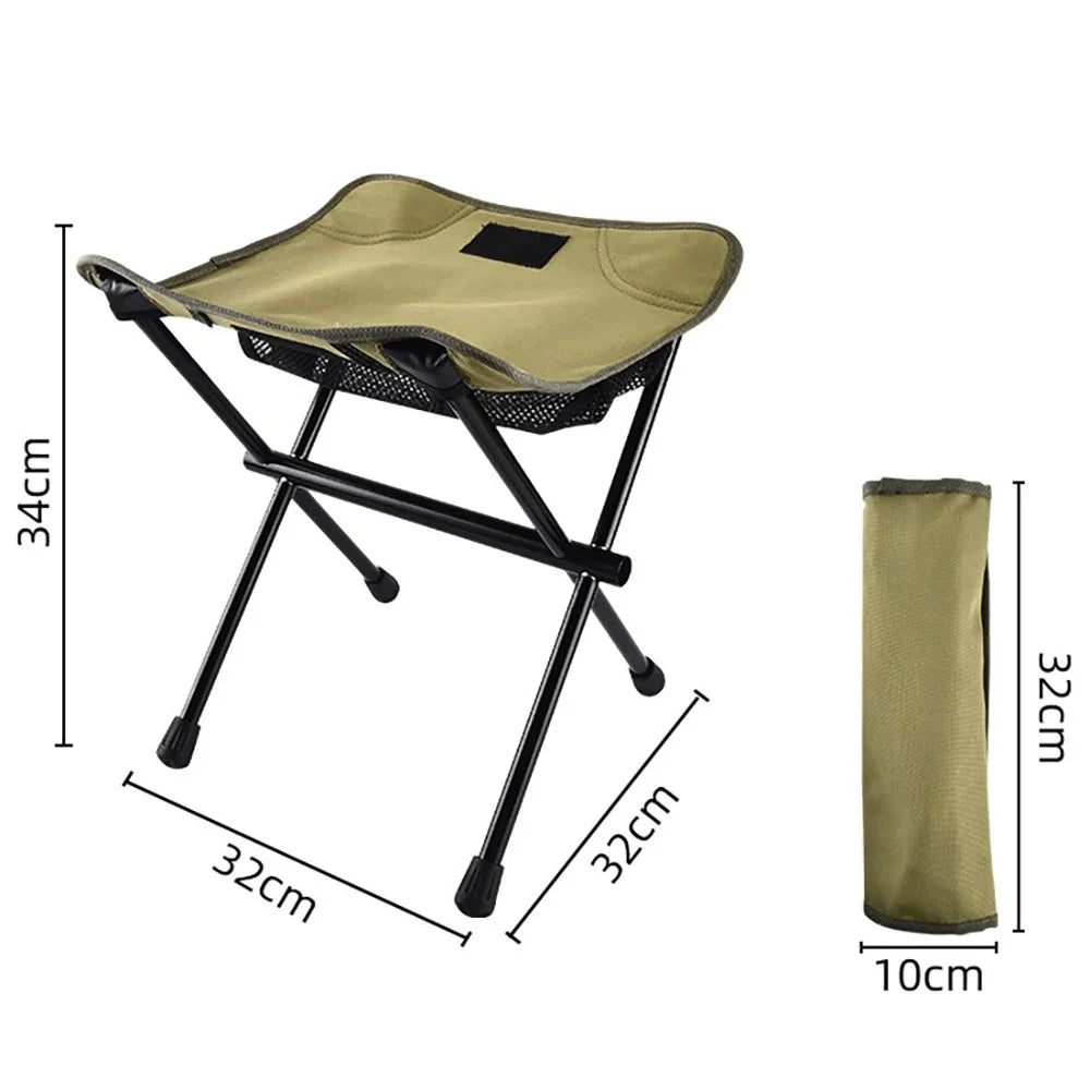 Portable Folding Camping Stool - Lightweight