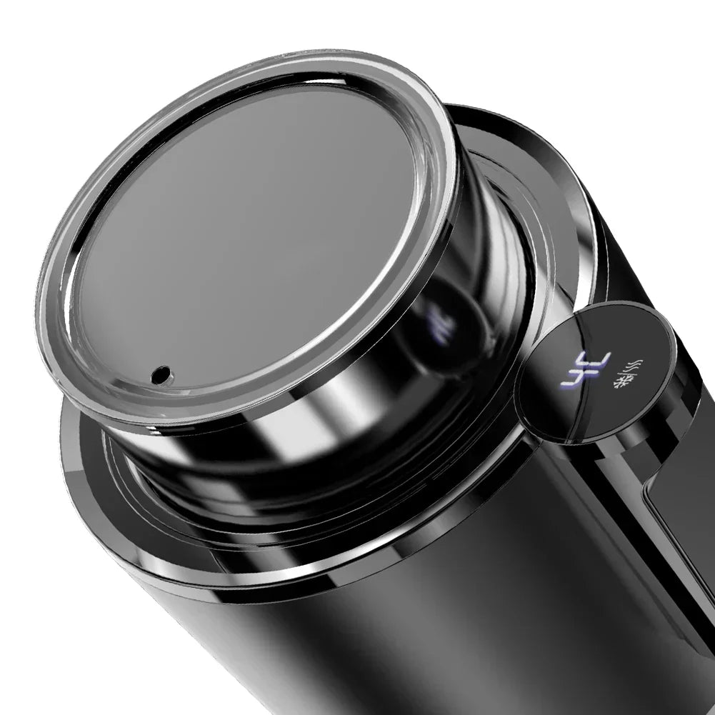 Portable 2-in-1 Car Cup Cooler & Warmer–12V Auto Beverage Balck