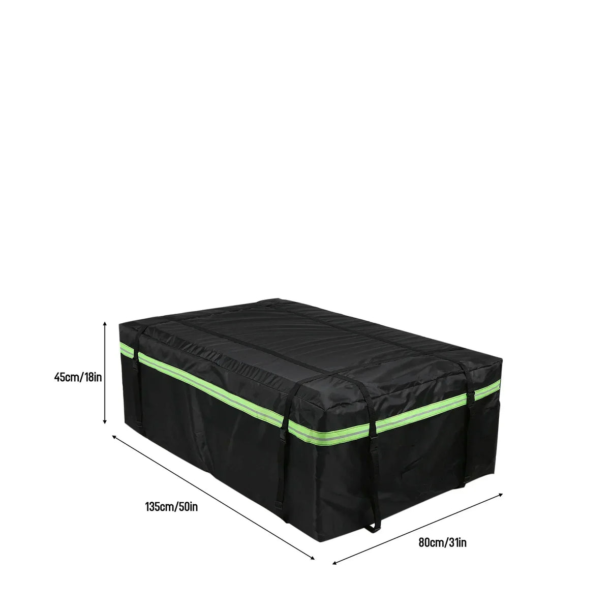 Waterproof Car Roof Cargo Bag Large Capacity Travel Carrier Black