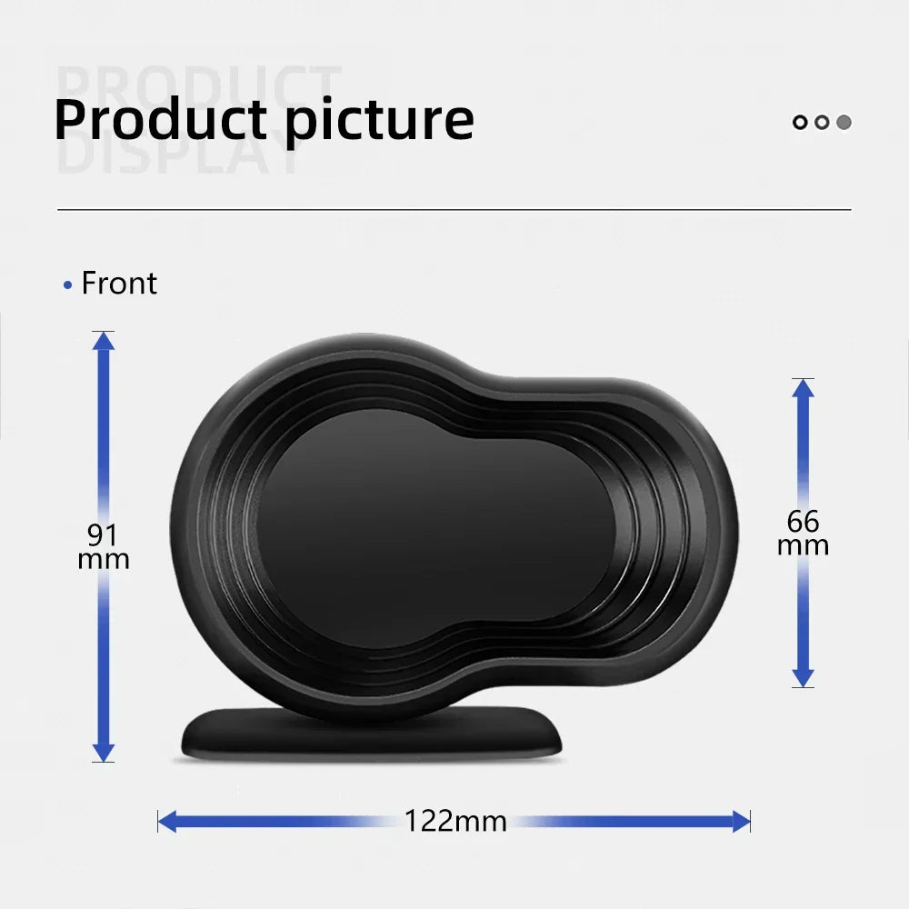 OBD2 Car HUD F9 Digital Head Up Display with Smart Alarm Black