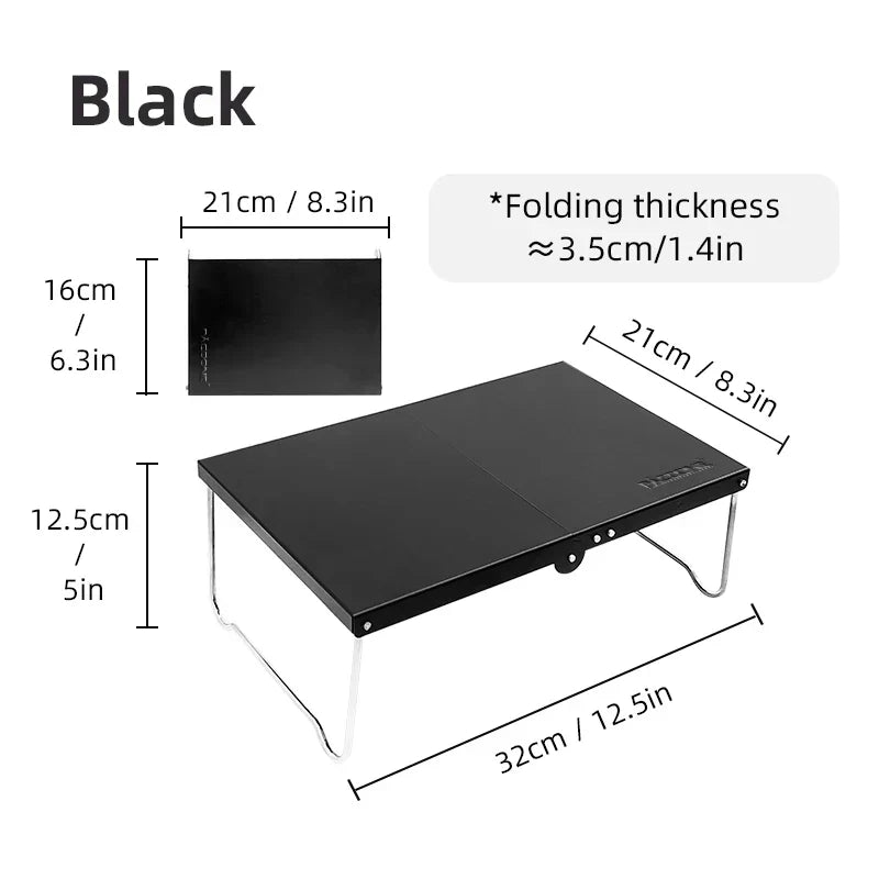 Portable Foldable Camping Table - Ultralight Mini Coffee Table