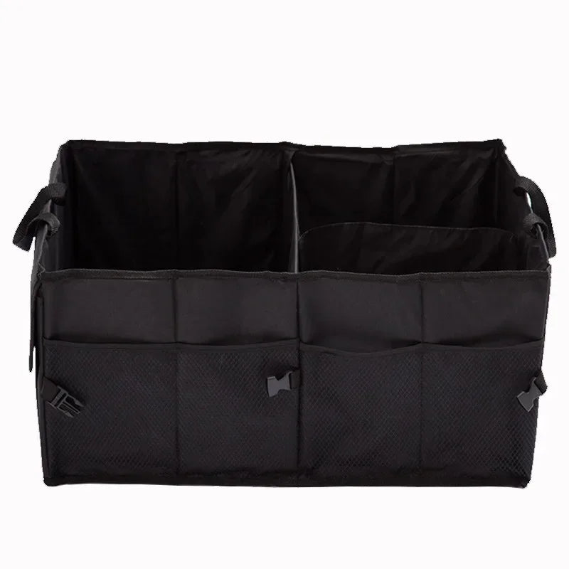 Large Capacity Collapsible Car Trunk Organizer Storage Box Black