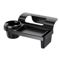 Multifunctional Car Side Door Hanging Organizer with Cup Holder Black
