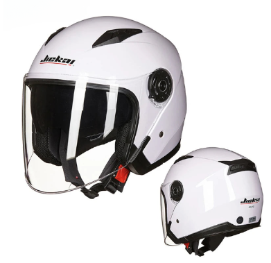 Men's Dual Lens Motorcycle Half Helmet