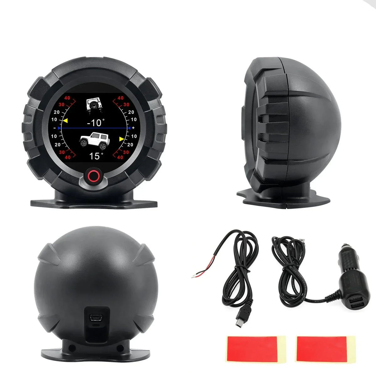 X95 GPS HUD Head Up Display 4x4 Of Road Inclinometer Black