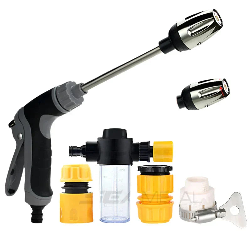 High Pressure Car Wash Gun Adjustable Foam Sprayer Black