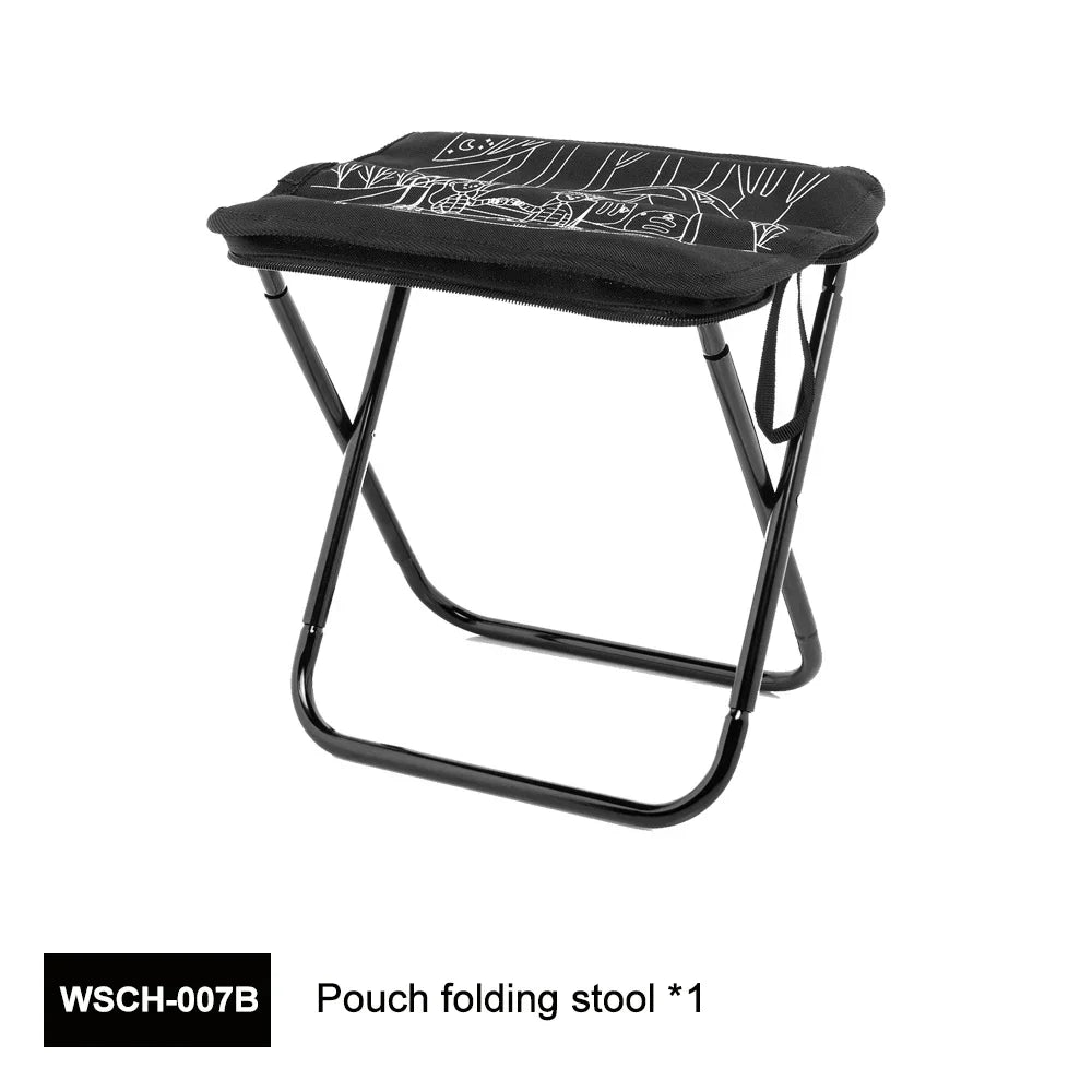 Camping Stool Foldable Chair Outdoor Fishing Lightweight