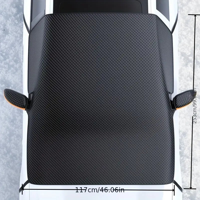 Premium Car Snow Cover - Magnetic Front Windshield Sunshade