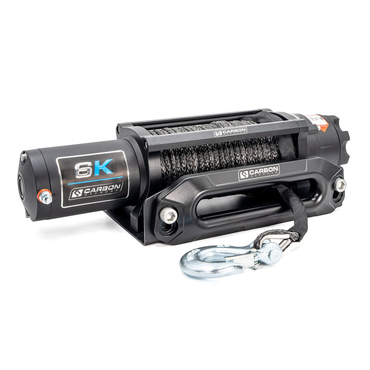 Carbon Offroad Long Drum 6000lb ATV - Small 4X4 Winch