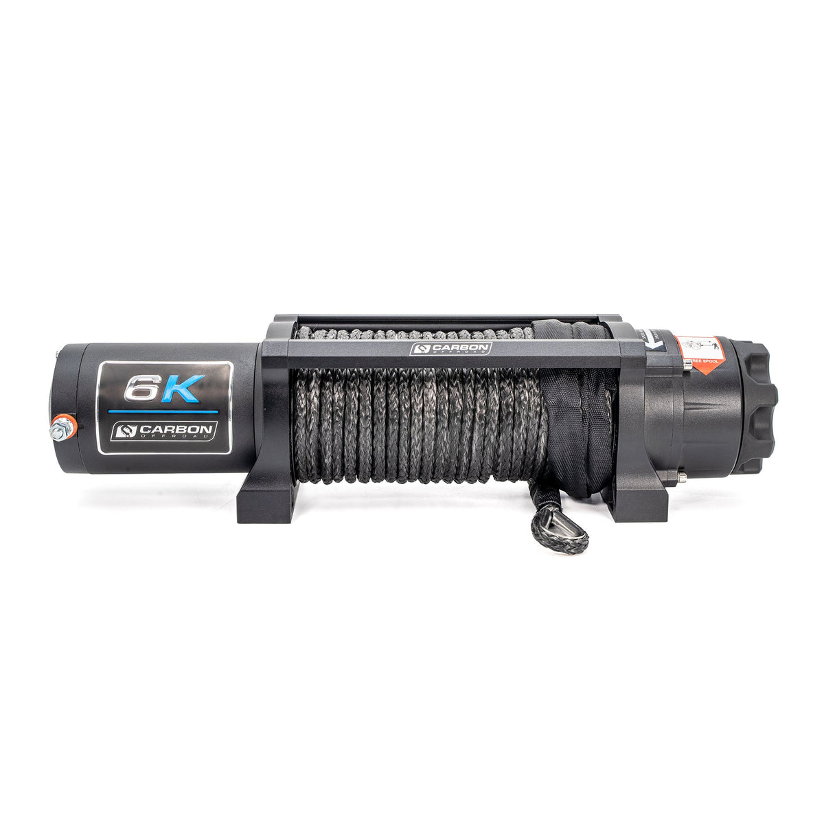 Carbon Offroad Long Drum 6000lb ATV - Small 4X4 Winch