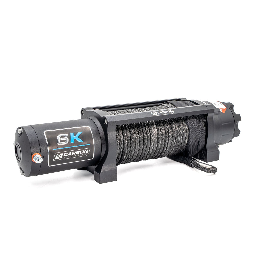 Carbon Offroad Long Drum 6000lb ATV - Small 4X4 Winch