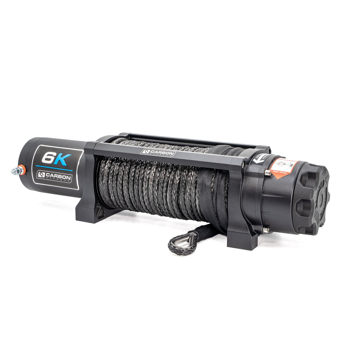 Carbon Offroad Long Drum 6000lb ATV - Small 4X4 Winch