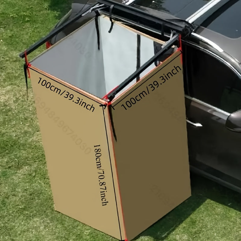 Portable Car Shower Tent Khaki Camping Changing Room