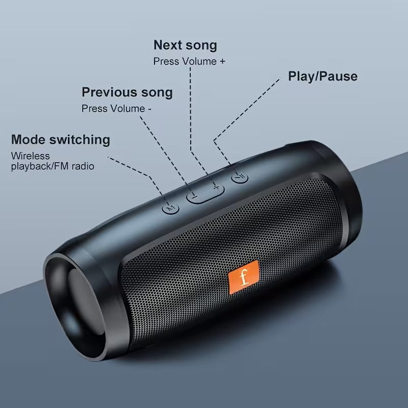 Wireless Speaker Dual Subwoofer Home Car