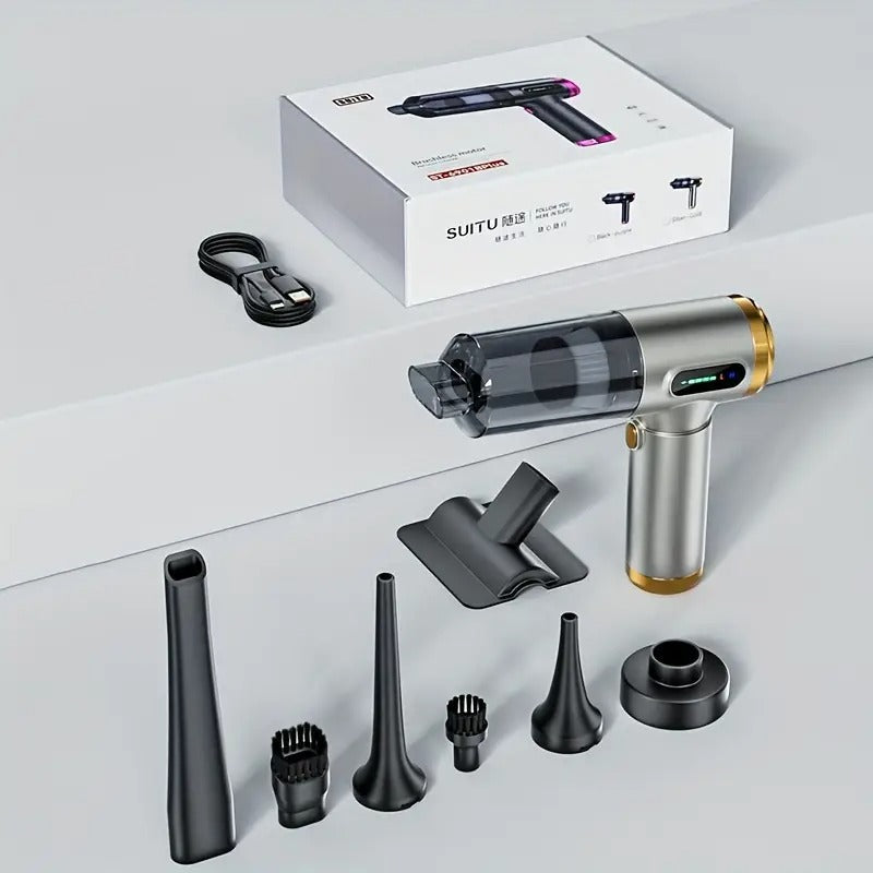 Handheld Car Vacuum 18000Pa Cleaner USB Brushless