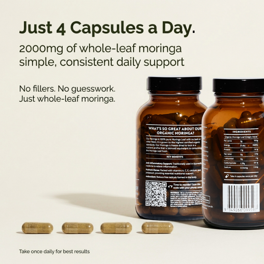 Organic Moringa Capsules