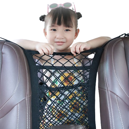Car Seat Back & Trunk Mesh Storage Net