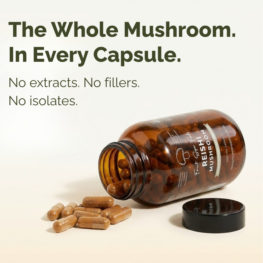 Australian Grown Reishi Mushroom Capsules