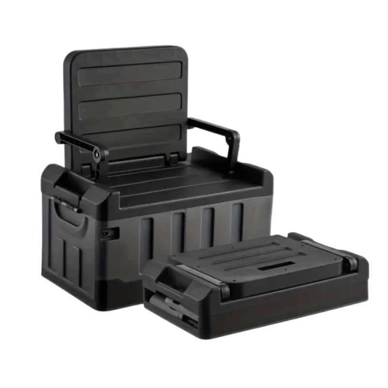 60L Collapsible Car Storage Box for Outdoor & Vehicle
